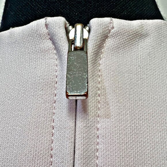 Elizabeth and James Cropped Sleeveless Top Back Zip Round Neck Blouse Shirt Smal - Picture 9 of 12